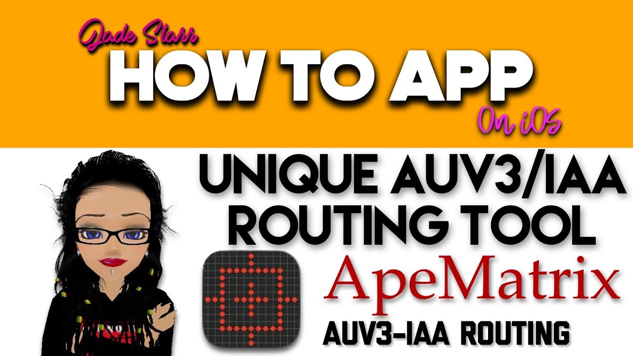 Unique AUv3/IAA Routing Tool apeMatrix for iOS - How To App on iOS! - EP 571 S9