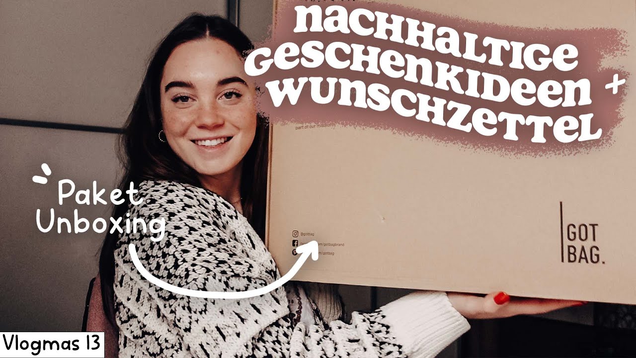 Mein WUNSCHZETTEL + NACHHALTIGE GESCHENKIDEEN | Vlogmas 13