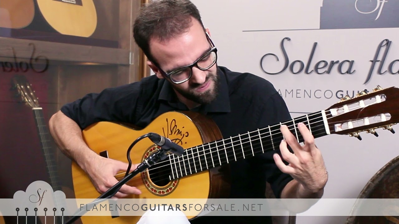 Toni Abellán plays MORENTE in Solera Flamenca. Tribute to Vicente Amigo