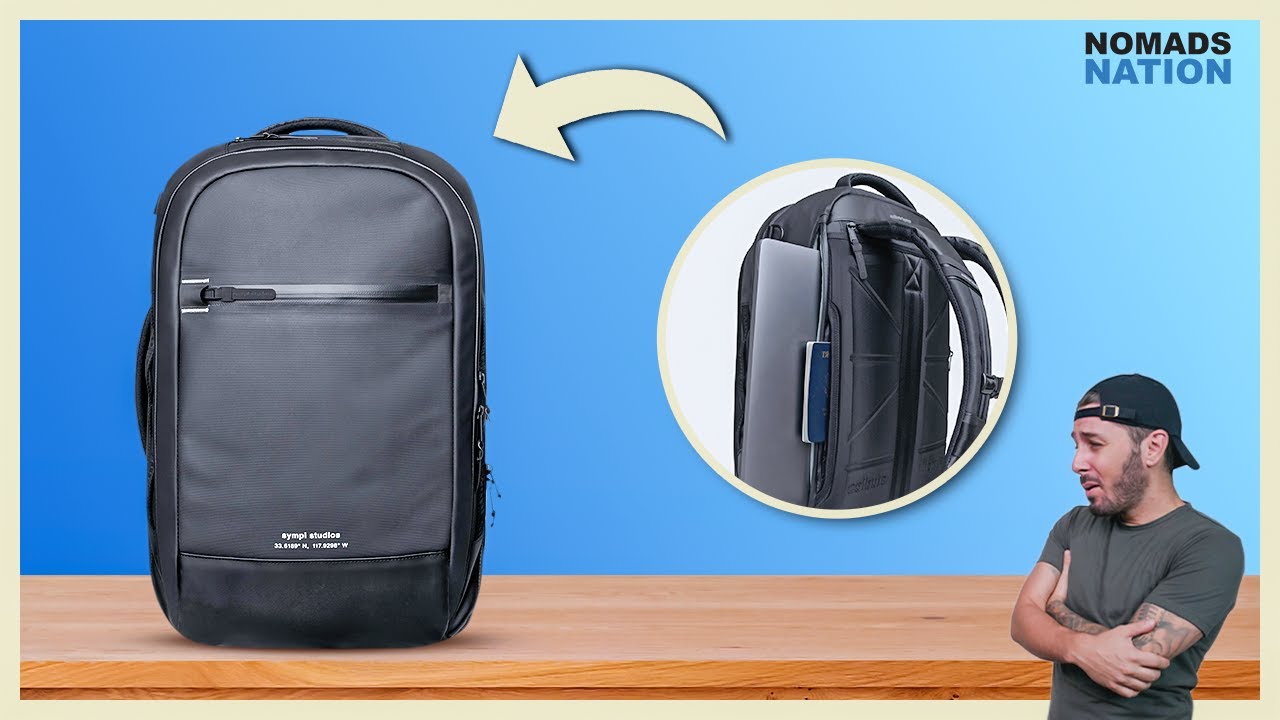 SYMPL Travel Backpack review (Sustainability + adventure ♻️🏄🏻‍♂️)