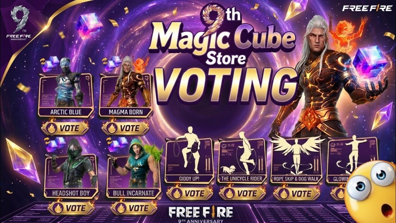 9TH ANNIVERSARY MAGIC CUBE BUNDLE VOTING | FF NEW EVENT | NEXT MAGIC CUBE STORE UPDATE KAB HOGA 2026
