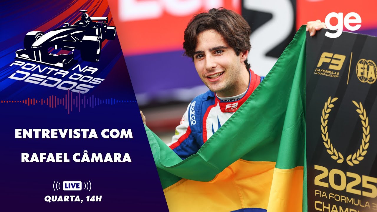 RAFAEL CÂMARA: ENTREVISTA AO VIVO! NA PONTA DOS DEDOS! #podcast | ge.globo
