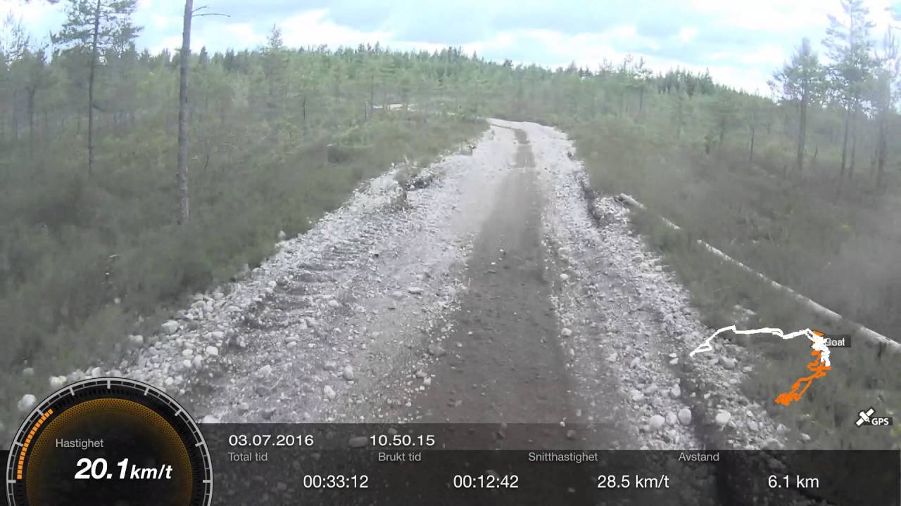 laxå enduro långa spåret + extension