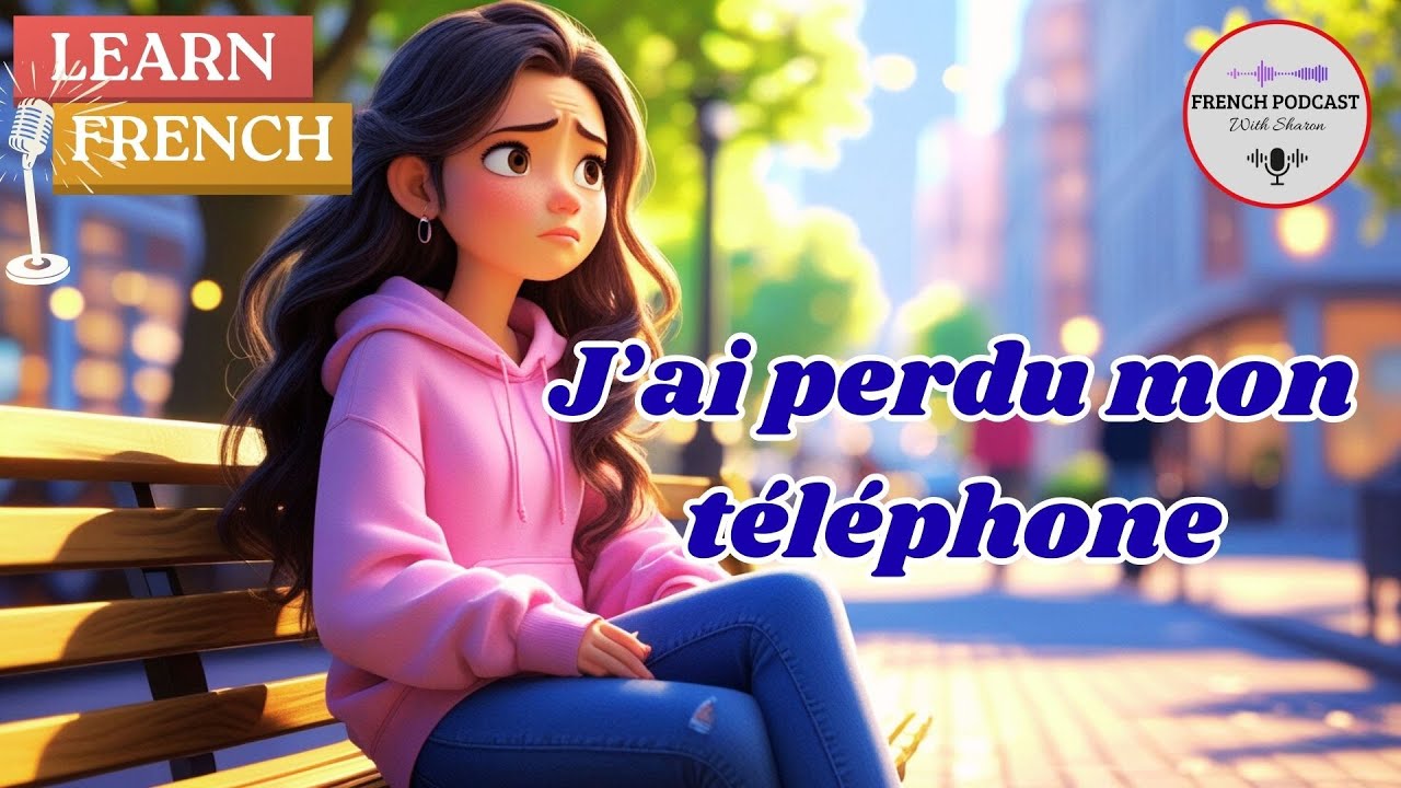 J’ai perdu mon téléphone – Une histoire en français facile