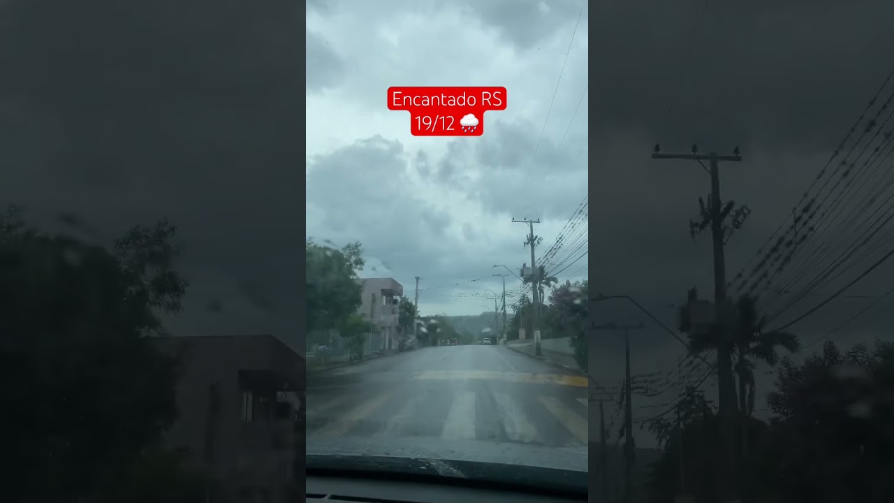 Encantado RS, 19/12! #chuva #tempo #clima