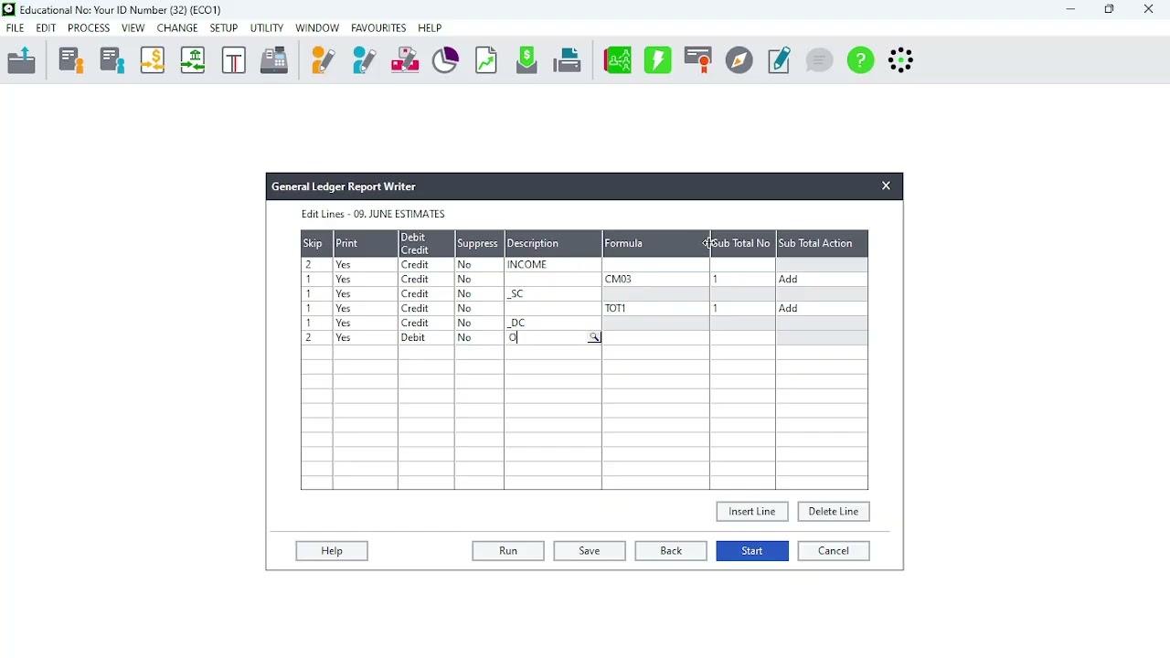 CFS N5 REPORT WRITER