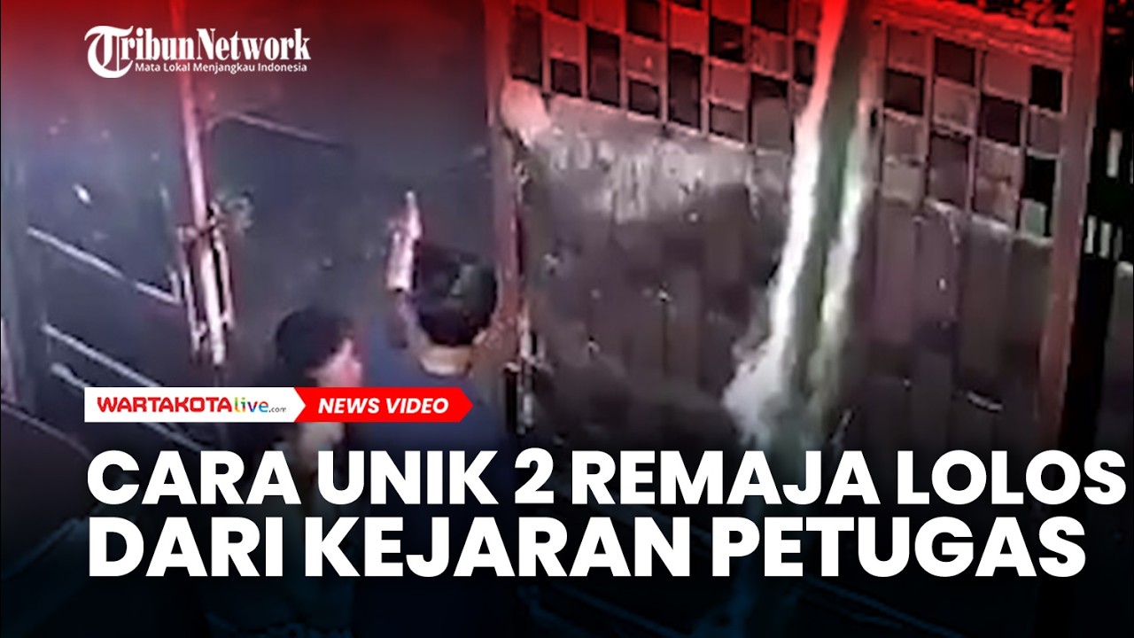 Cara Unik Dua Remaja Lolos dari Kejaran Petugas Perintis di Kaliabang Tengah