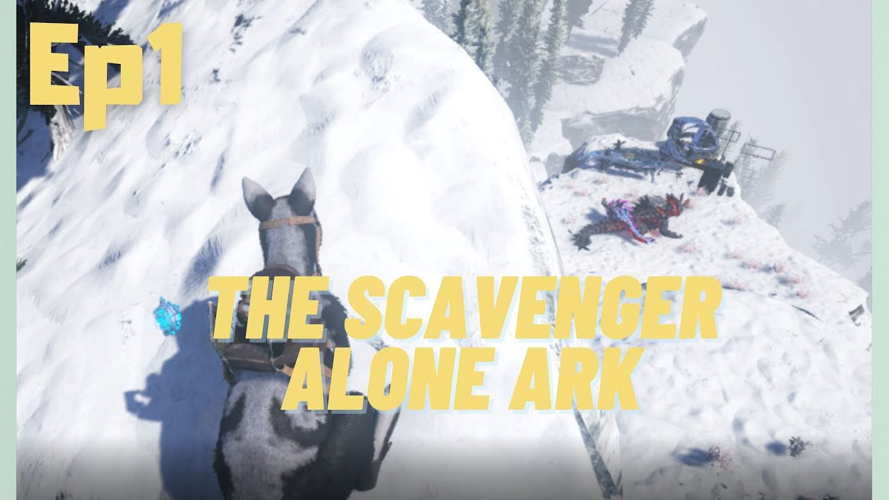 ALONE - ARK: Early game scavenging - SMALLTRIBES PVP S6E1 (4K) #1