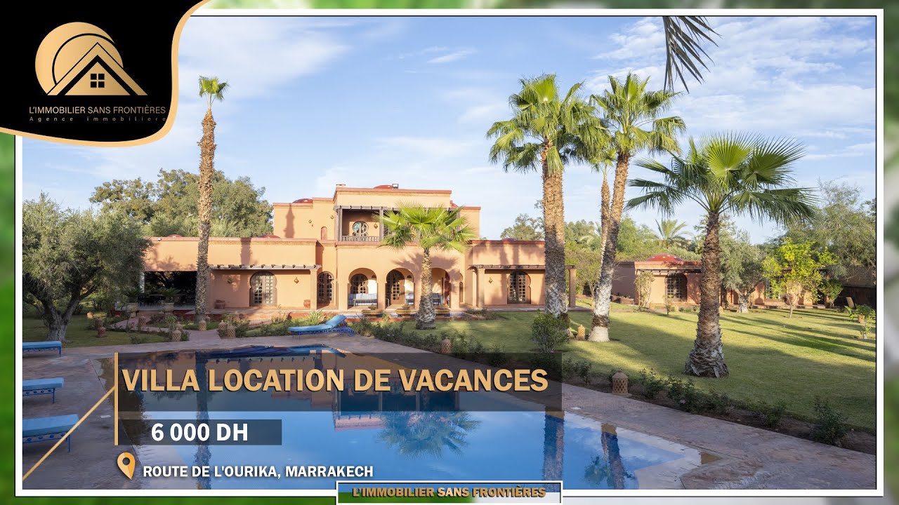 charmante villa vacances Route d’Ourika  Marrakech