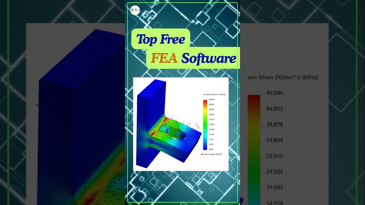 TOP FREE FEA Software for Students & Engineers #FEA #freesoftware #mechanicalengineering