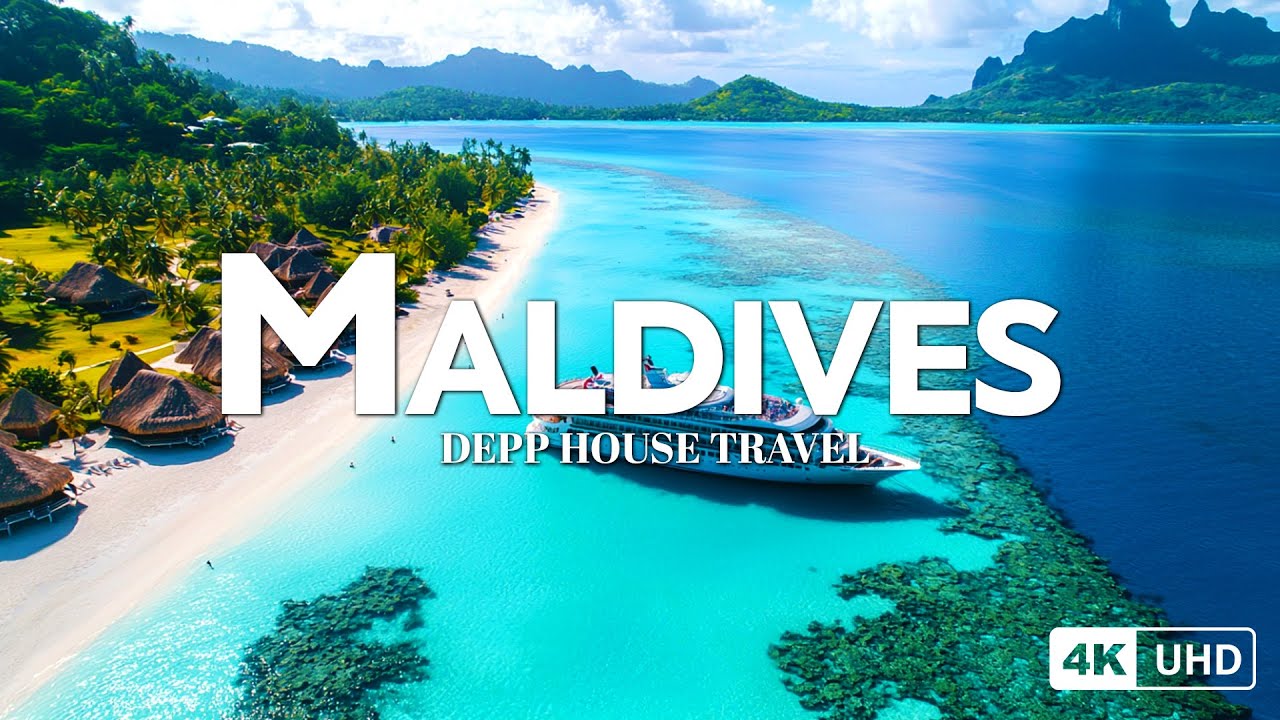 Maldives 🇲🇻 4K Documentary – Turquoise Lagoons, Overwater Villas & Deep House Chill 🌊🎶