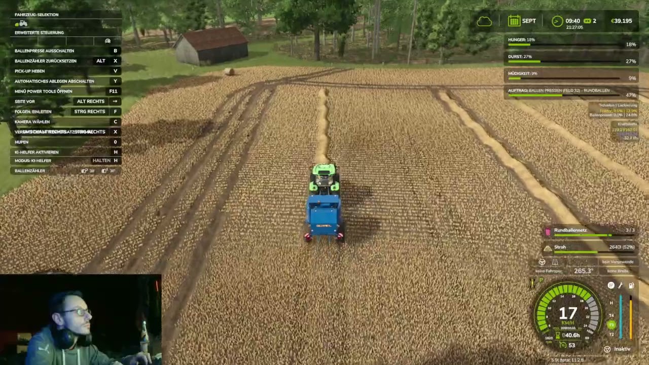 LS 25 Soloprojekt Just for fun auf der Hinterkaifeck Folge 4  1. Traktor + Tiere es wird langsam