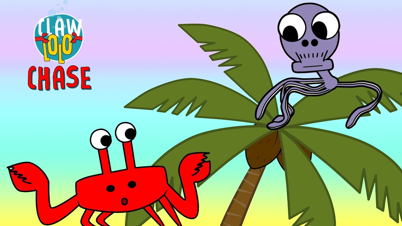 Funny Music and Dance Adventure 🐙 Clawlolo 🎵🎵 Chase 🦀  Songs for Kids 🏃🪽