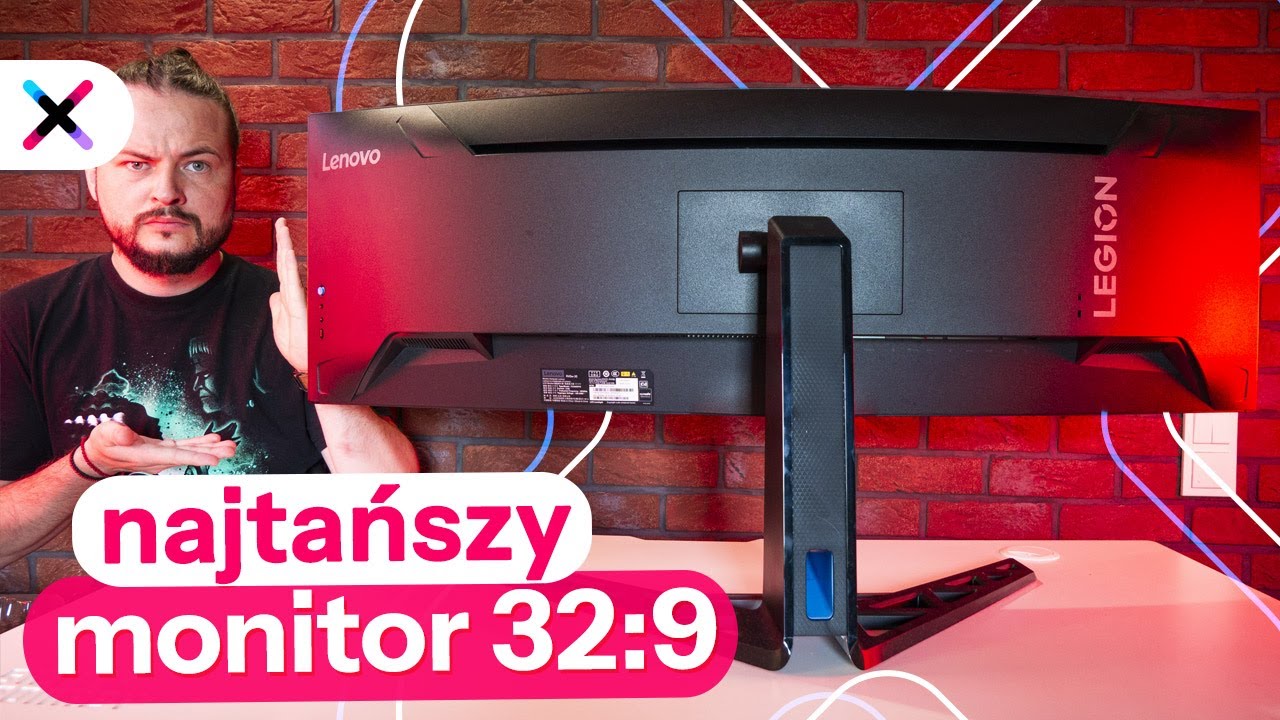 SZEROKI W BARACH MONITOR 32:9 👑 Test, recenzja Lenovo Legion R45w-30 🖥️