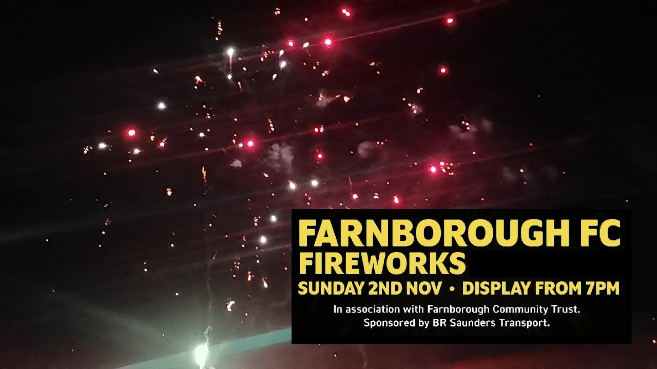 Farnborough FC Fireworks