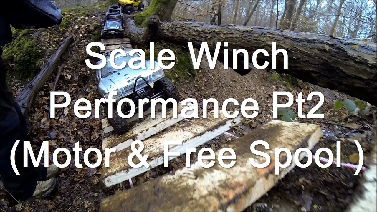 Scale Model Winch Performance Pt2 (hot motor & free spool).