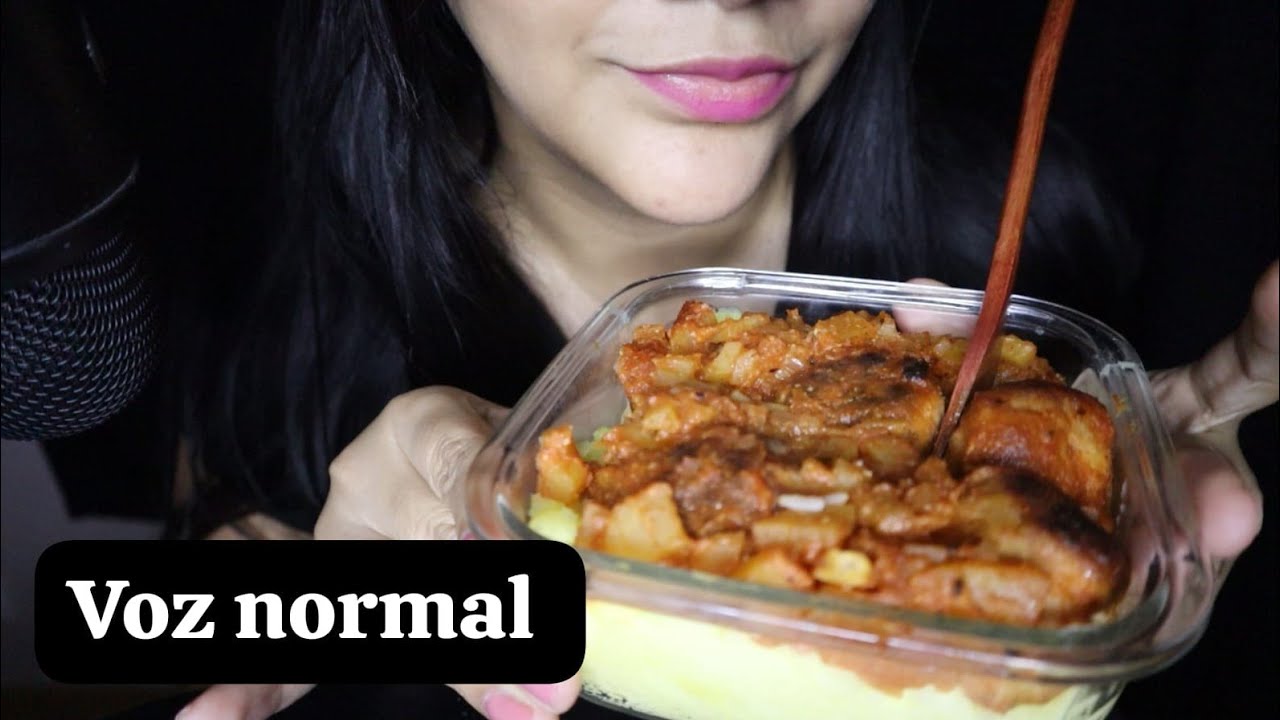 Muckbang con albóndigas y puré de papas + charla