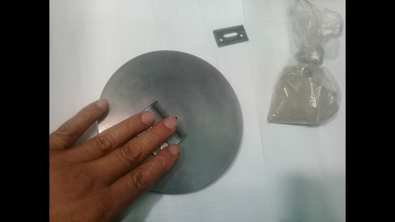Como afilar cuchillas peluquería  kit fácil de afilado
