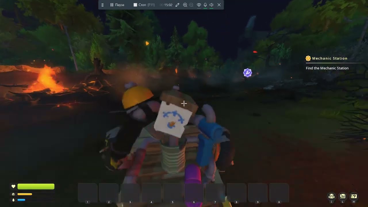Упал с космоса на землю! (Scrap Mechanic Survival)