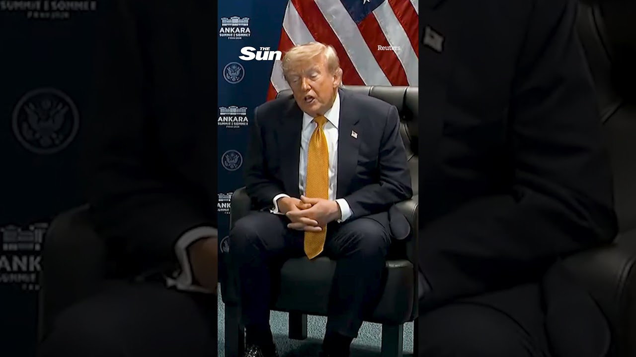 Trump laughs as Zelensky says he can&rsquo;t meet Putin in Moscow because of Kyiv&rsquo;s drone attacks