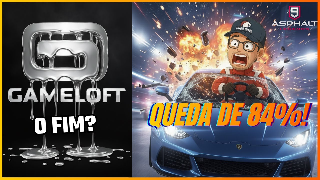 A Gameloft vai FALIR? Entenda a queda de 84% no faturamento!