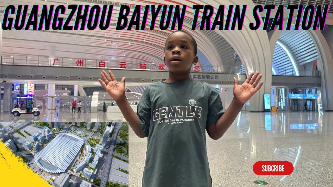First Impressions of Guangzhou Baiyun Railway Station , CHINA ||Travel Vlog #chinavlog #blackinchina