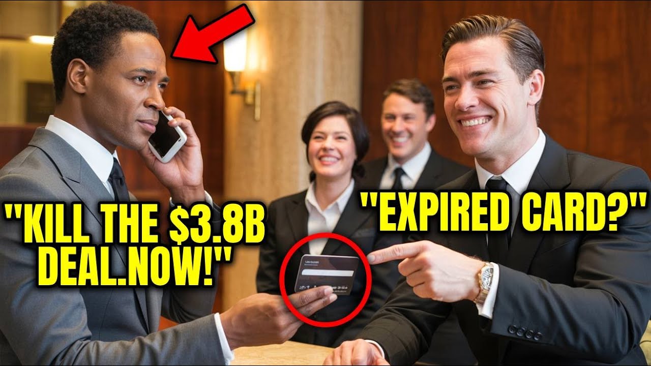 BLACK CEO Laughed At for Using Black Card at Hotel — Cancels $3.8B Deal Instantly!
