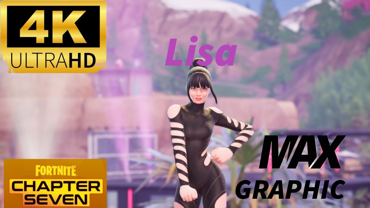 Fortnite Lisa Skin Gameplay Chapter 7 Season 1 Max Graphics (4K60FPS) Xbox Series S