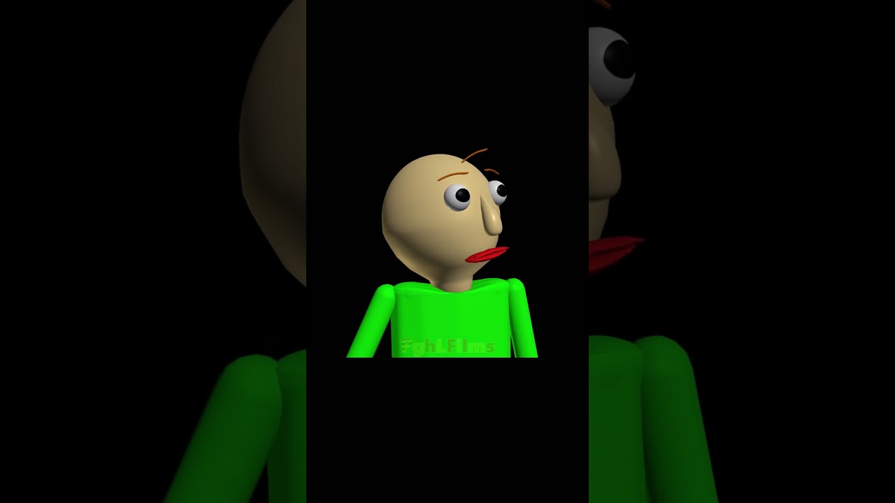 Angry Vs. Happy! I animated Baldi with extra keyframes Comparison. 