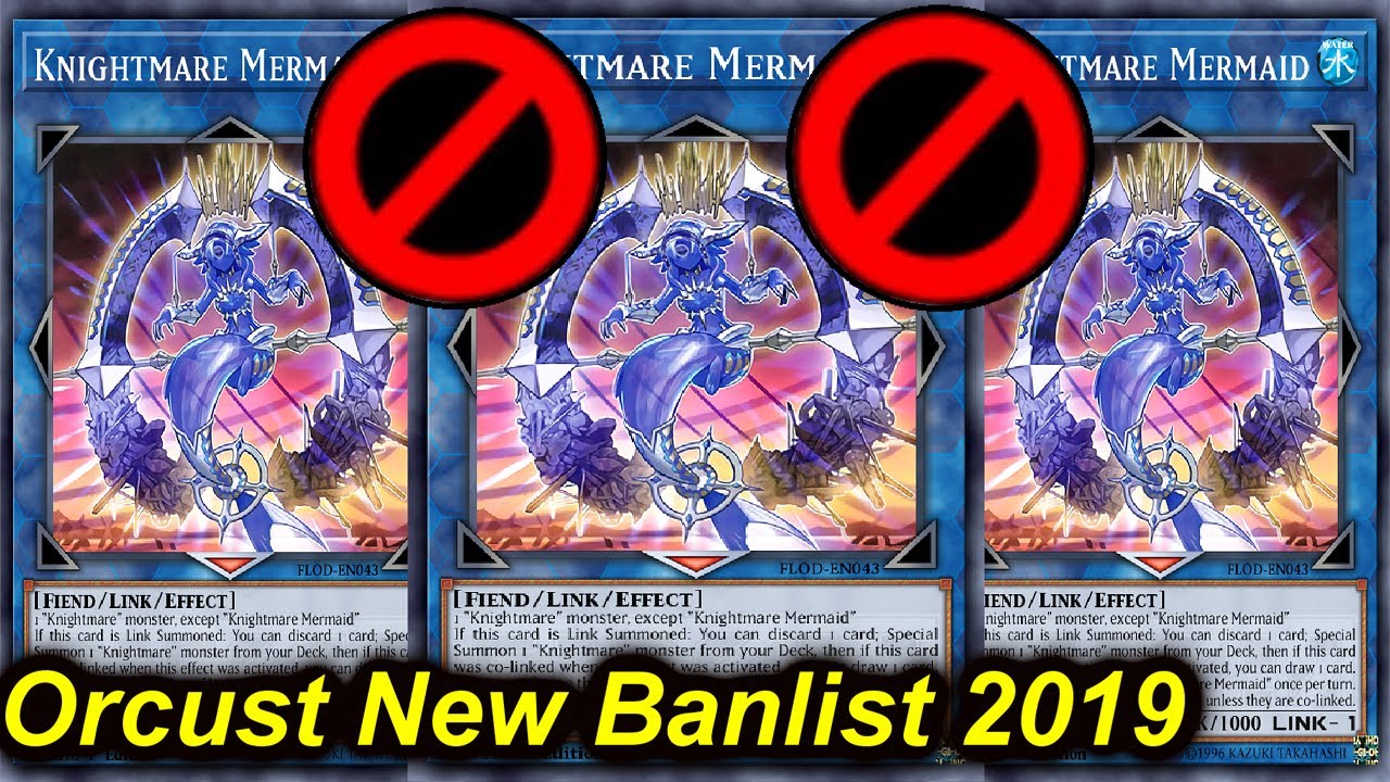 【YGOPRO】ORCUST NEW TCG BANLIST OCTOBER 2019