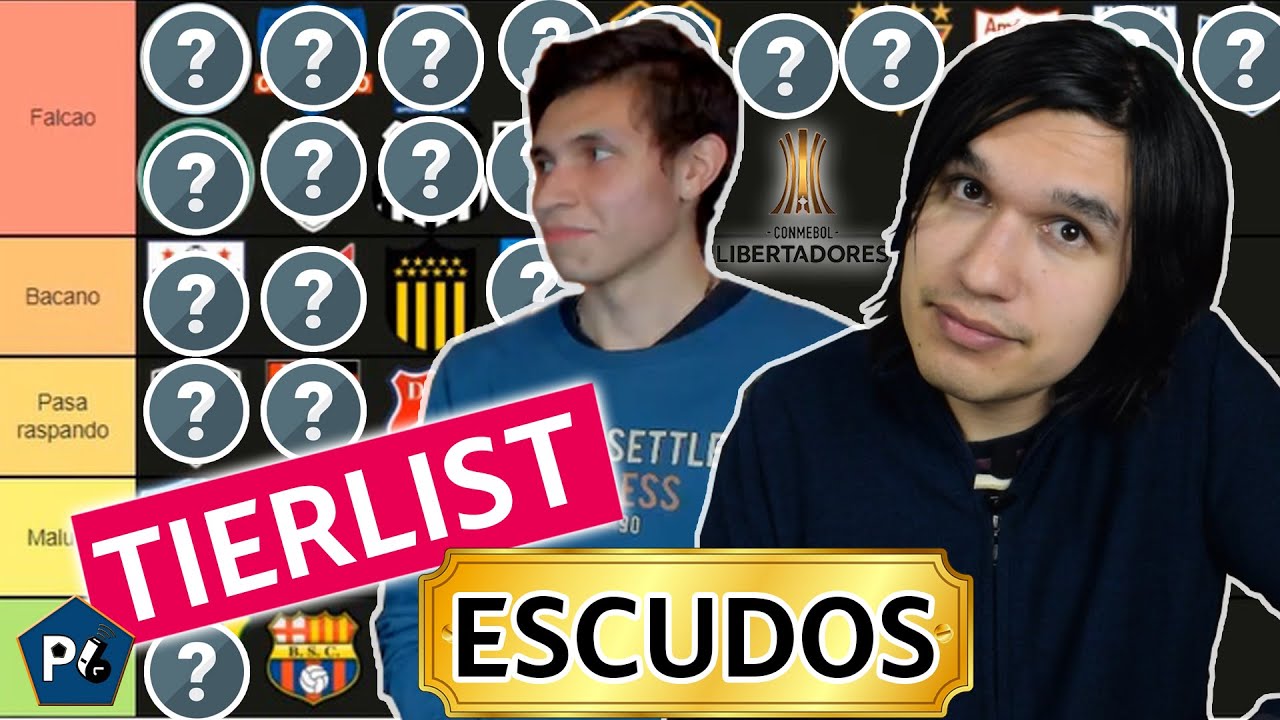 TIERMAKER MEJORES y PEORES ESCUDOS de la COPA LIBERTADORES 2020
