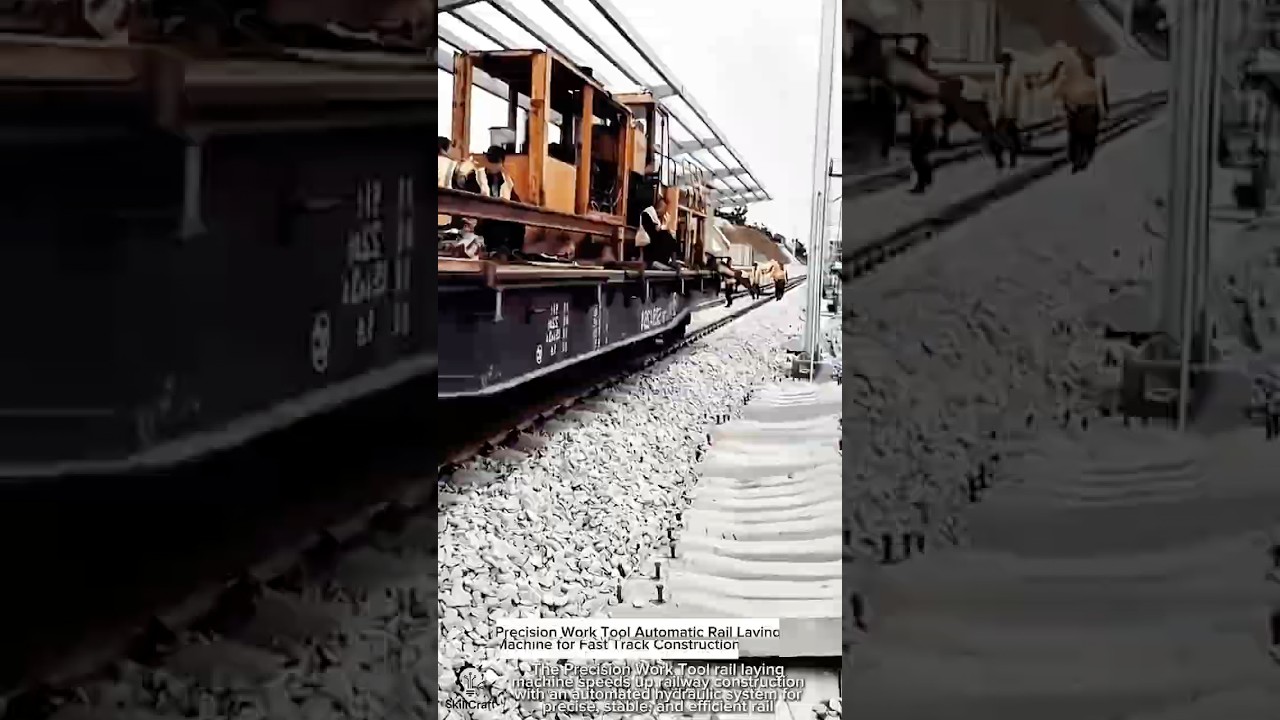 Precision Work Tool Automatic Rail Laying Machine for Fast Track Construction