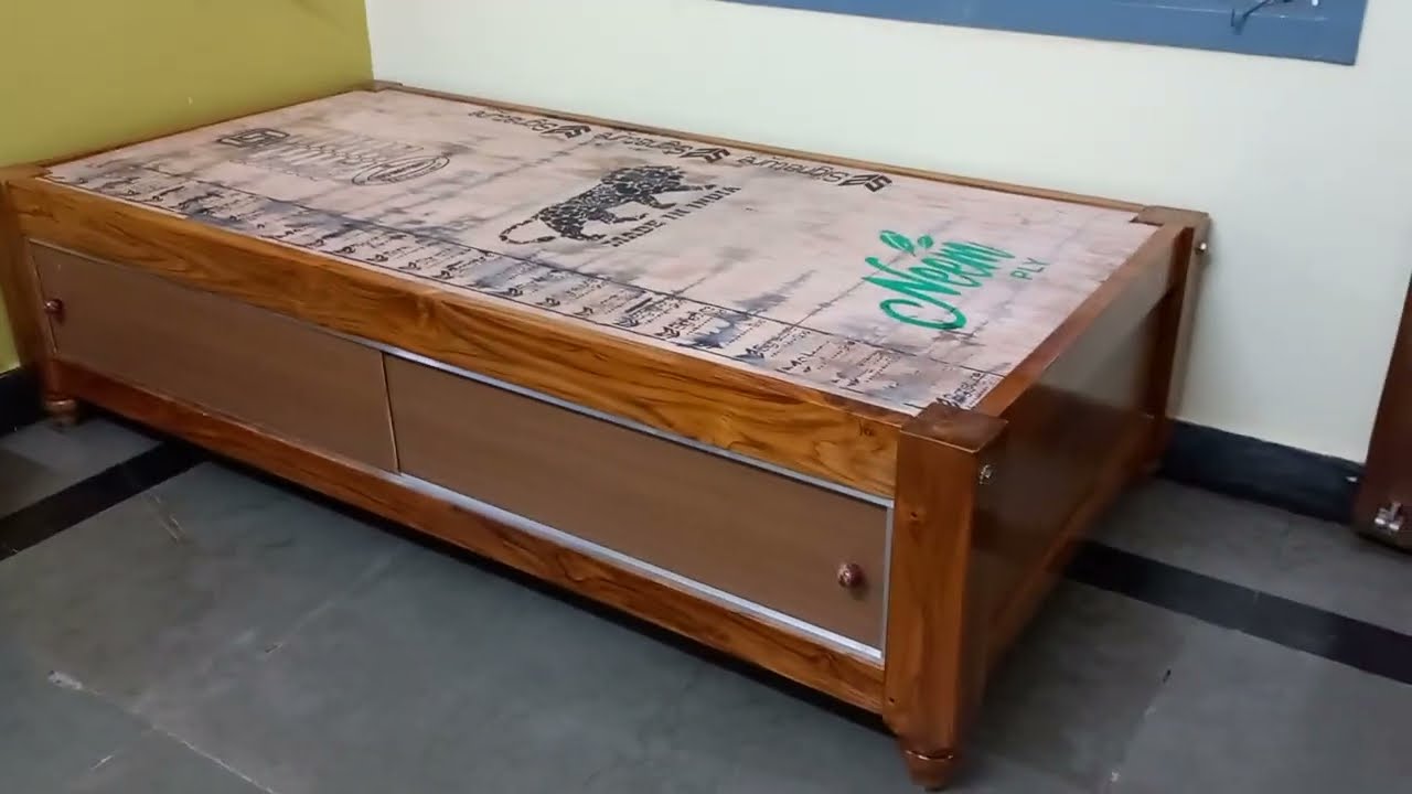 Teak wood  Box Divan cot