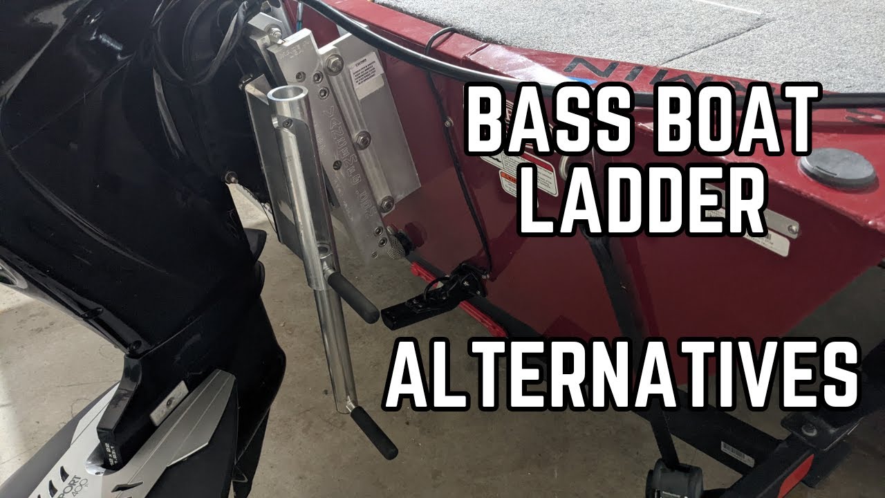 Drill free ladder mounting solutions for your bass boat: A how-to