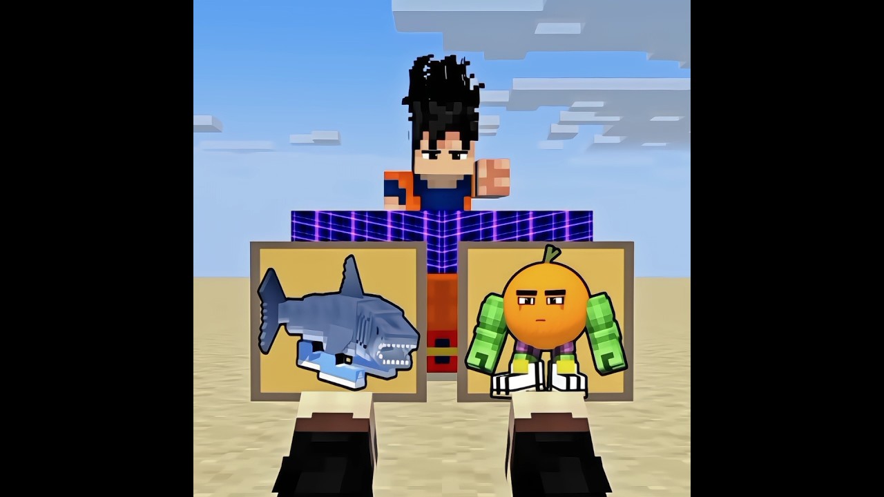 Who Can Split The Hardest Bedrock In Half #gojo #goku #herobrine #saitama