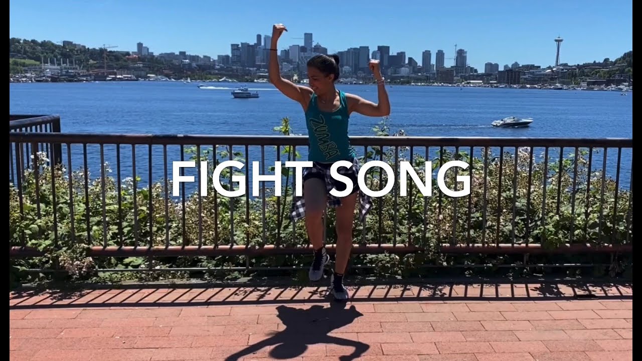 Fight Song (warm up)- cardio dance workout mix - Zumba by ZIN Surabhi