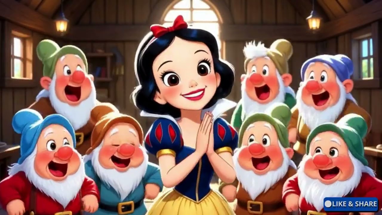 Snow White and the Seven Dwarfs 🍎 | 3-Minute Bedtime Story for Kids