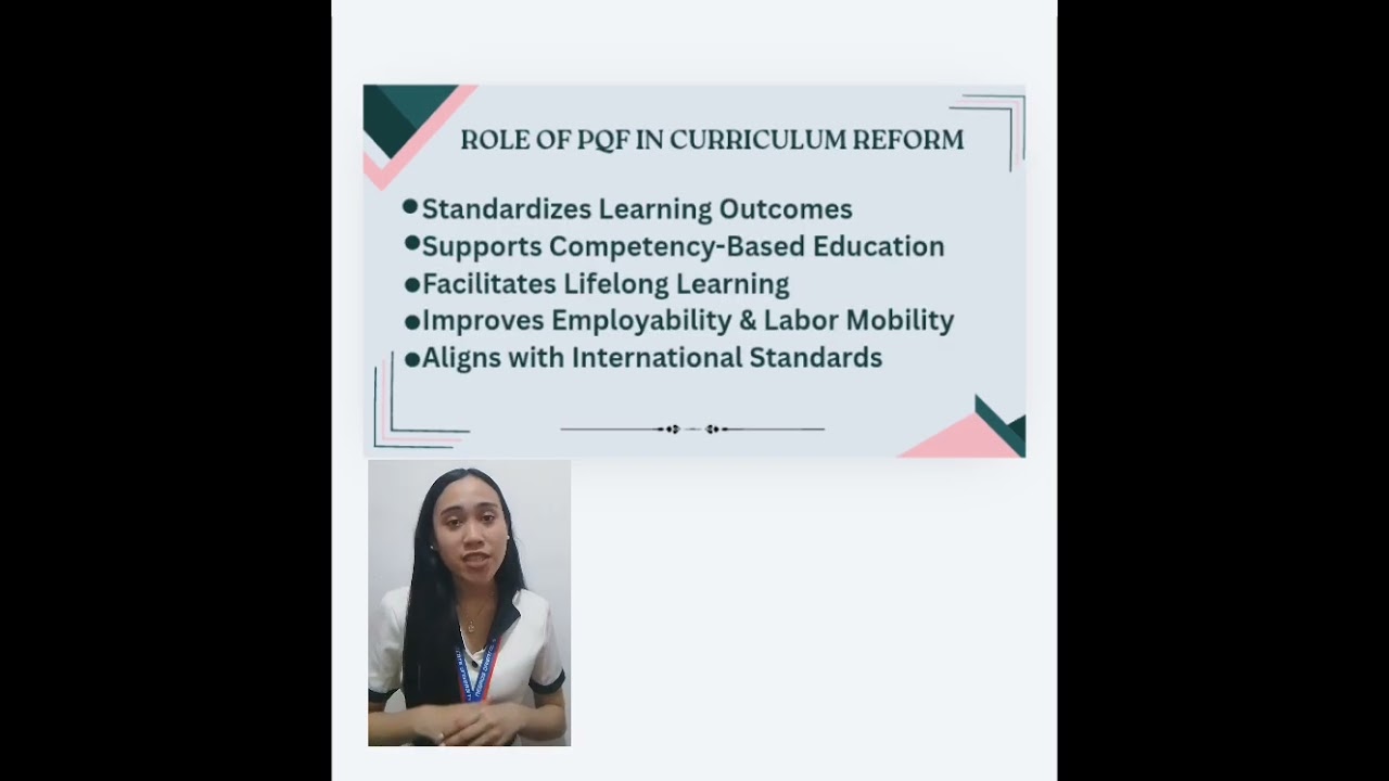 The Role of National Frameworks like the  Philippine Qualification Frameworks (PQF)