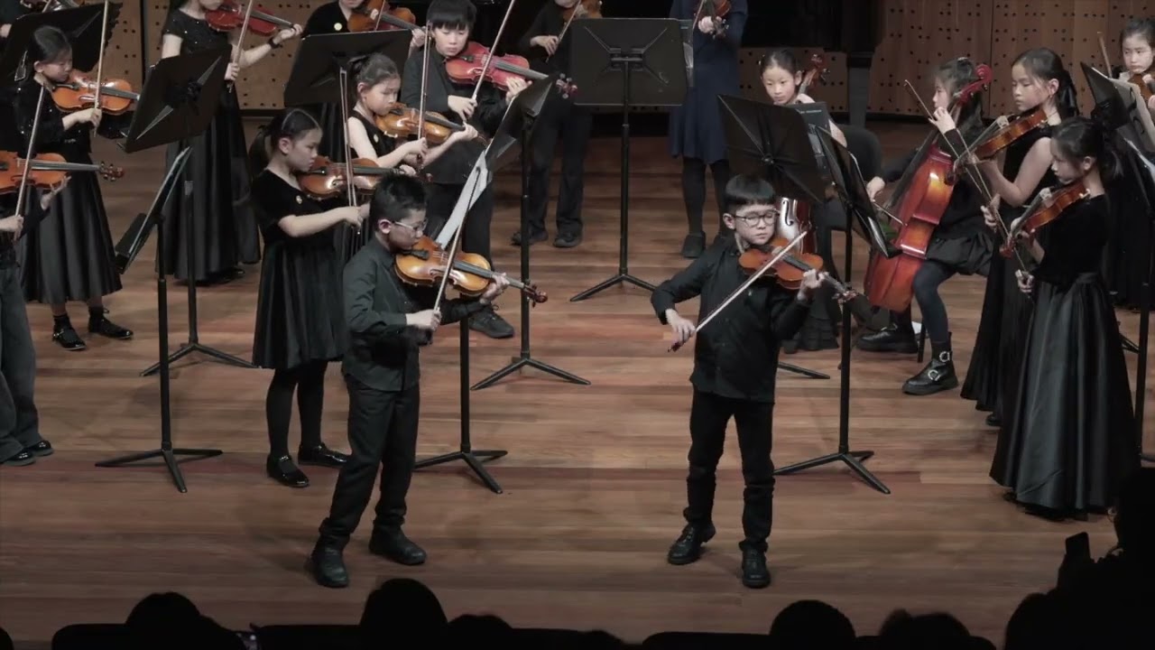 Vivaldi Concerto for 2 violins 3rd movement | SPO Junior Orchestra