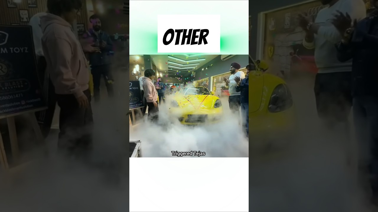 YouTuber vs Triggered insaan car delivery😈🥵 