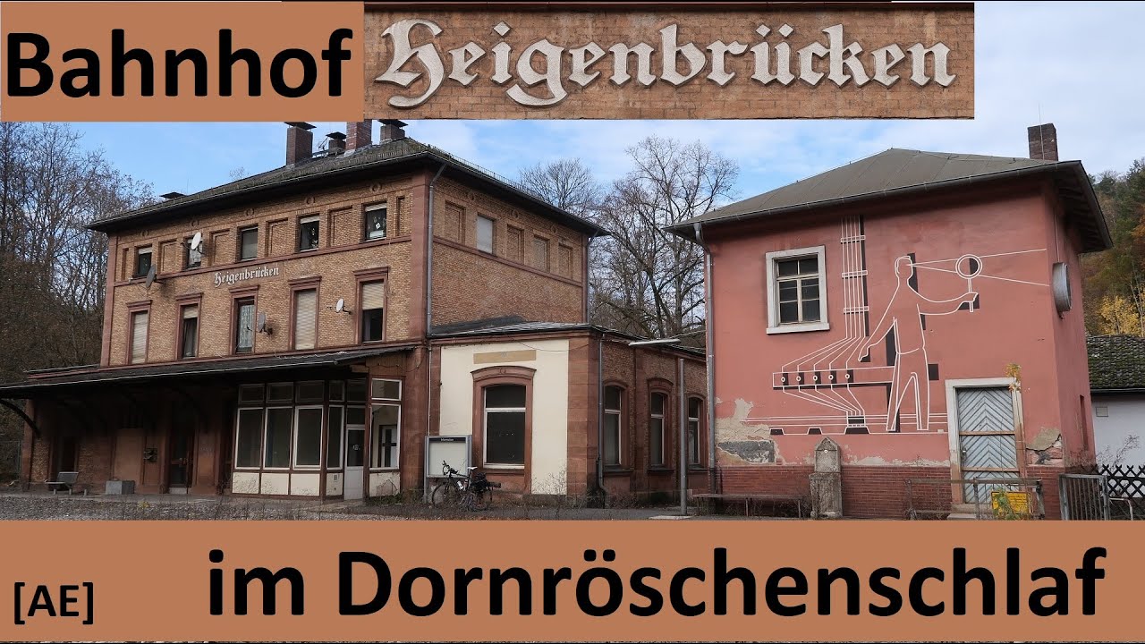 Bahnhof Heigenbr&uuml;cken im Dornr&ouml;schenschlaf Herbst 2020 - Alex E AE