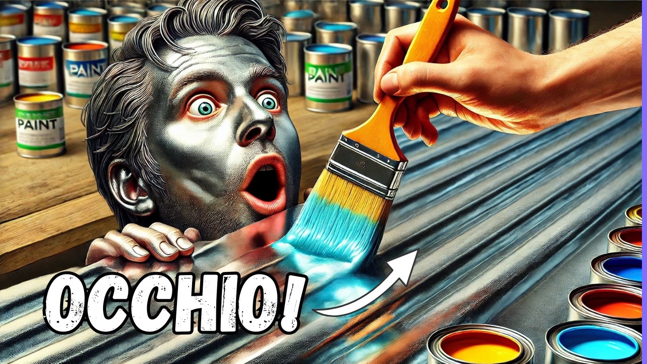 NON VERNICIARE il ferro ZINCATO prima di vedere questo video!