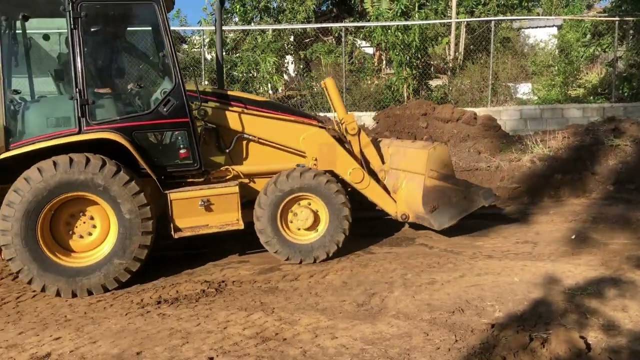 Trabajo con la Caterpillar 420D