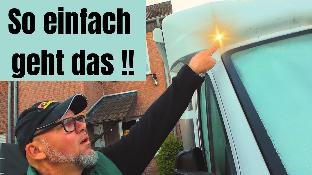 Wohnmobil / Wohnwagen Dichtmasse entfernen - So geht’s [Darum quillt die Dichtmasse heraus] #Diy