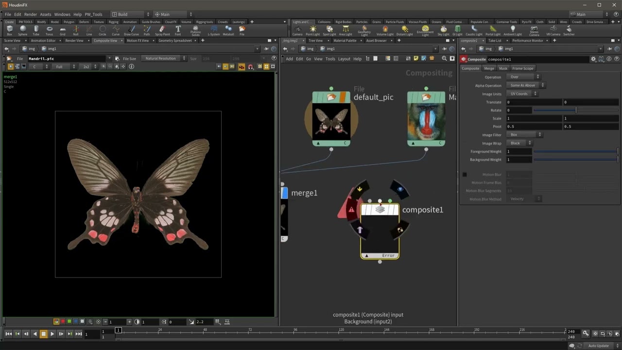 Базовый курс Houdini #65 - Ноды Merge и Composite
