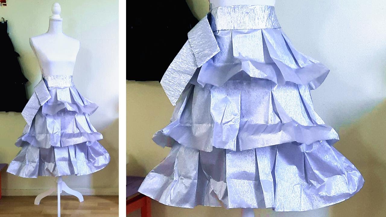 Crepe Paper Tiered Skirt