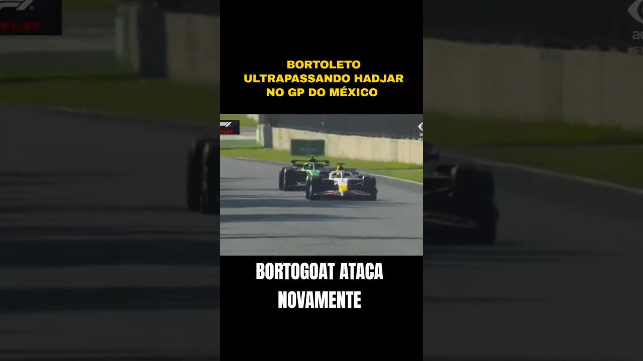 Bortoleto Passa Hadjar e garante P10 no M&eacute;xico #f1 #formula1 #bortoleto #gabrielbortoleto #brasil