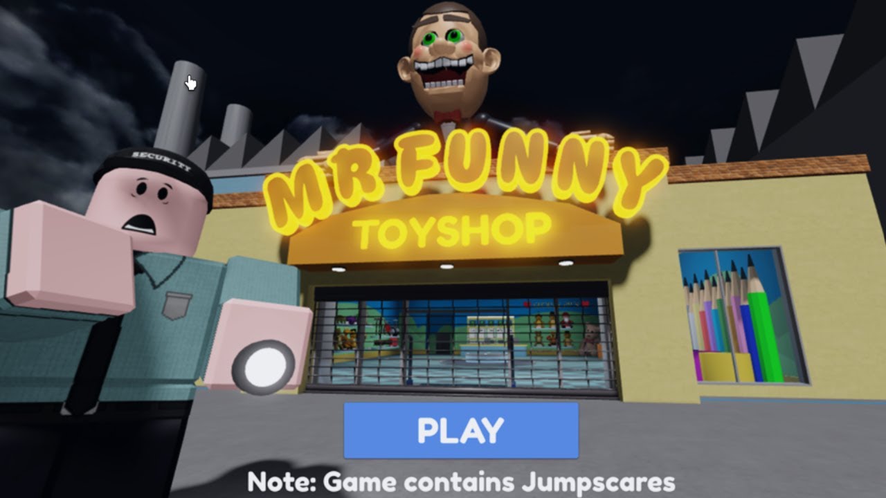 Mr Funny's Toy Shop RUN Obby Roblox Boss Battle FULL GAME #roblox #scaryobby