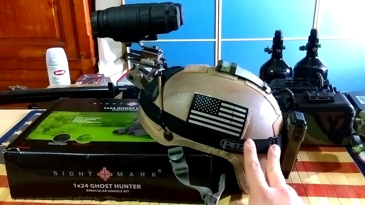 night vision sightmark ghost hunter 1x24+mich 2001 part1