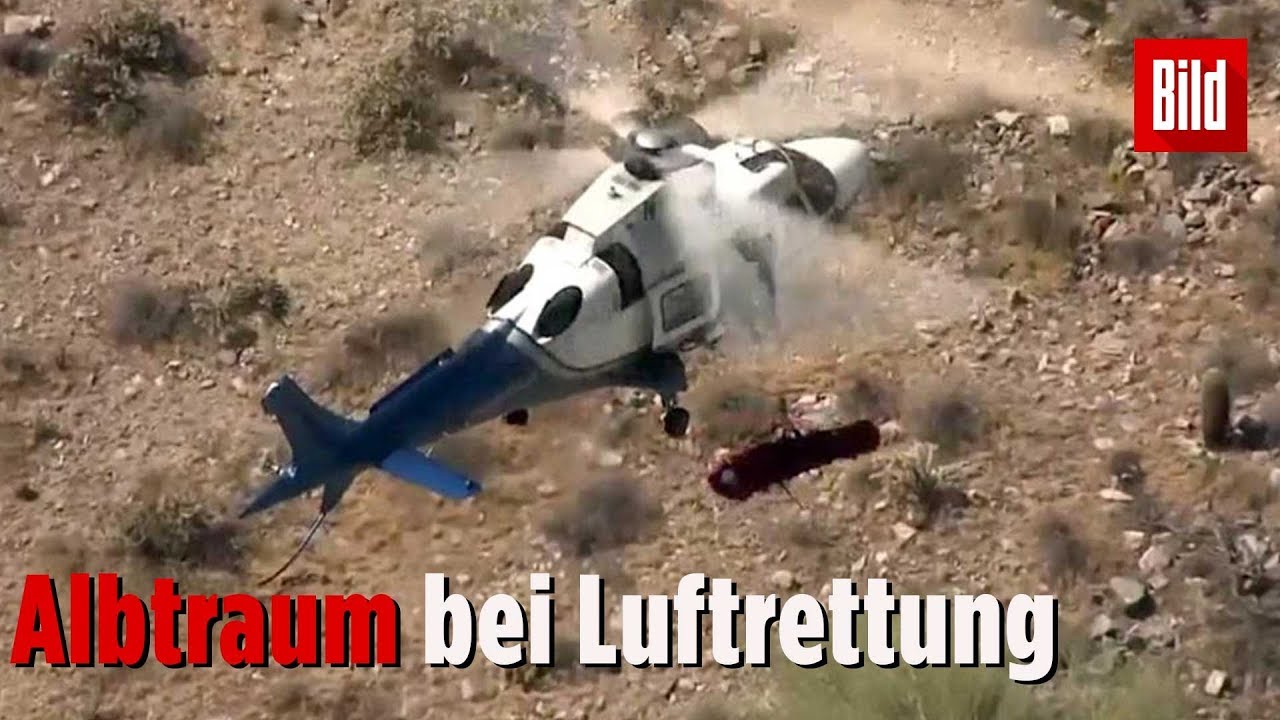 Verletzte dreht sich wie ein Propeller